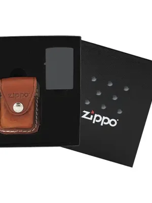 Dárková krabička Zippo s hnědým pouzdrem Must-Have