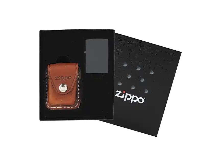 Dárková krabička Zippo s hnědým pouzdrem Must-Have
