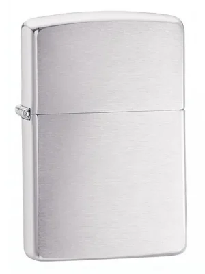 Levný Benzínový zapalovač Zippo, broušený chrom