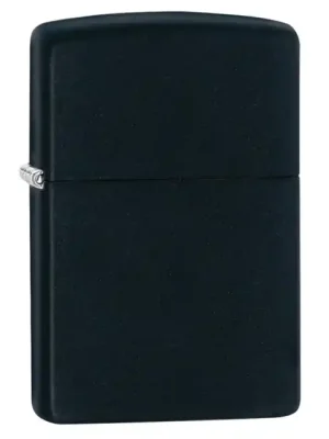 Benzínový zapalovač Zippo, černý matný Expresní Doručení
