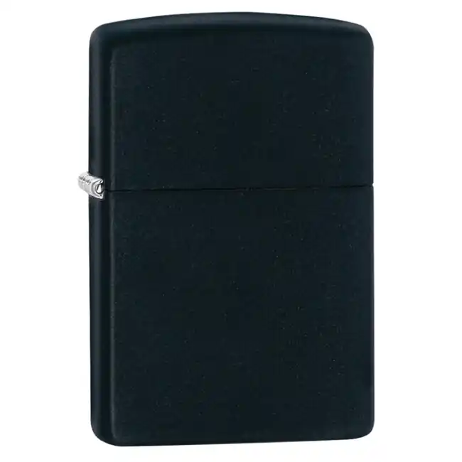Benzínový zapalovač Zippo, černý matný Expresní Doručení