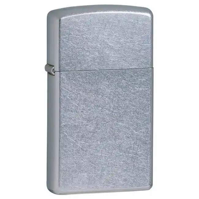 Benzínový zapalovač Zippo, slim street chrome Vysoce Kvalitní