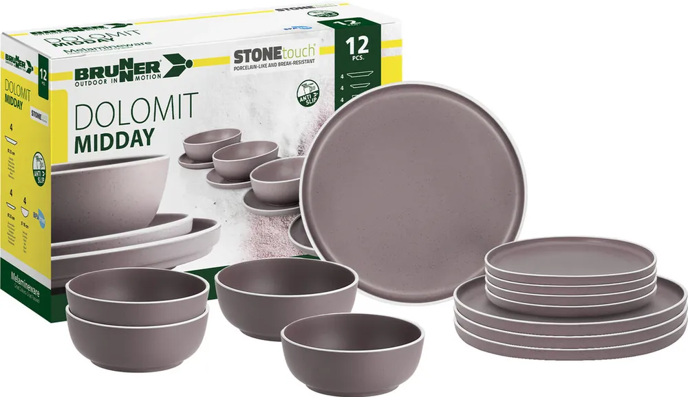 Sada kempingového náčiní Brunner Midday Dolomite, fialová Nejlepší Cena