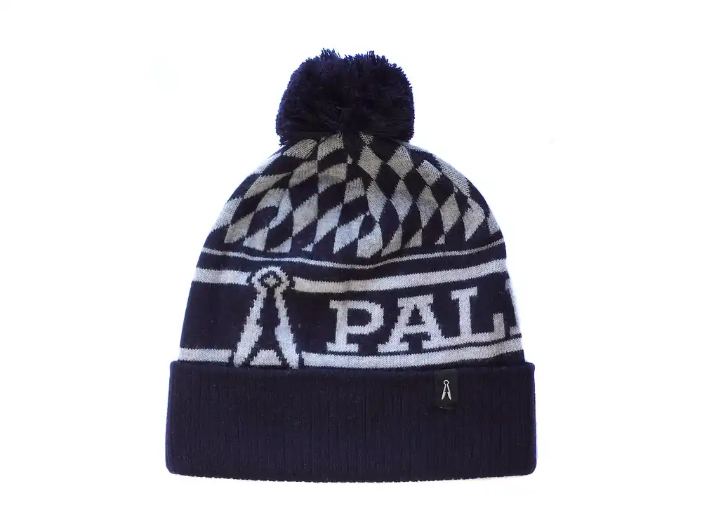 Rychlé Dodání Pally‘Hi Beanie Bavarifornication - zimní čepice s bambulí merino