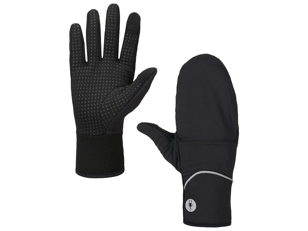 Pouze Dnes Smartwool Active Fleece Wind Mitten, black - rukavice unisex