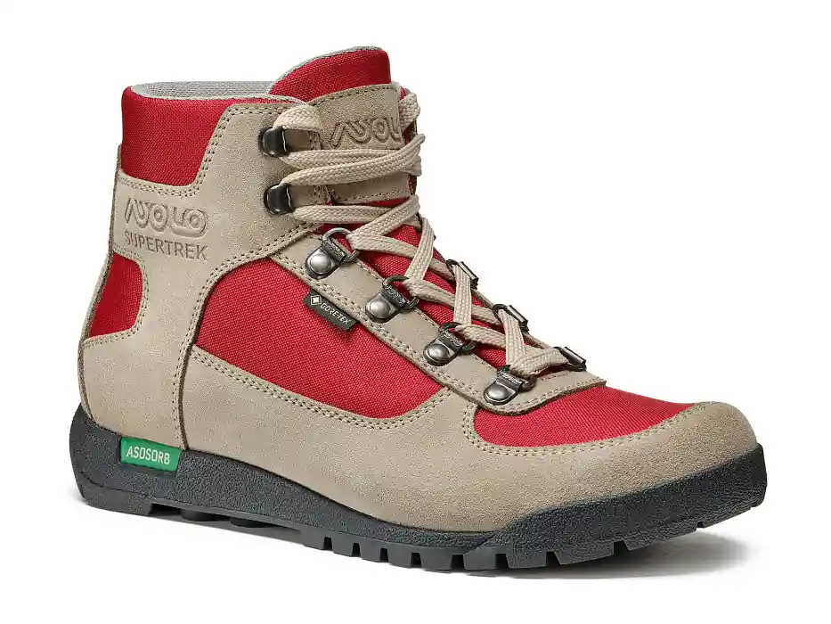 Asolo Supertrek GTX ML, earth beige/chilli red - dámské boty Autentický