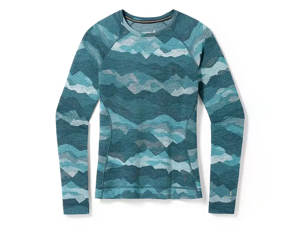 Must-Have Smartwool W Classic Thermal Merino BL Crew Boxed Lady, twilight blue mtn scape