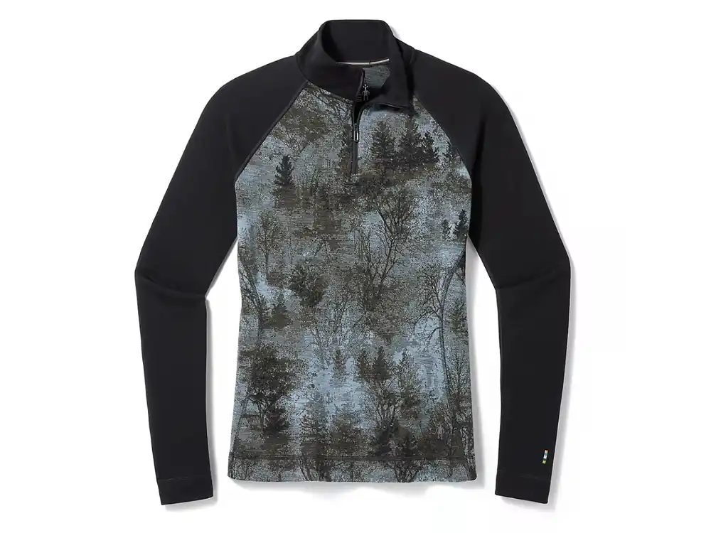 Bezpečná Platba Smartwool W Classic Thermal Merino BL 1/4 Zip B Lady, black forest