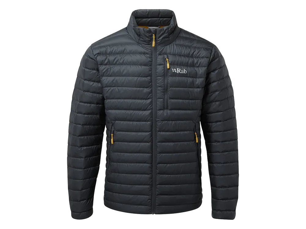 Novinka Rab Microlight Down Jacket, beluga - pánská péřová bunda