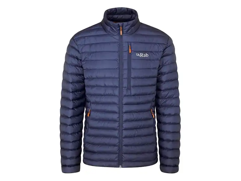 Rab Microlight Down Jacket, deep ink (marmalade) - pánská péřová bunda Akční Cena