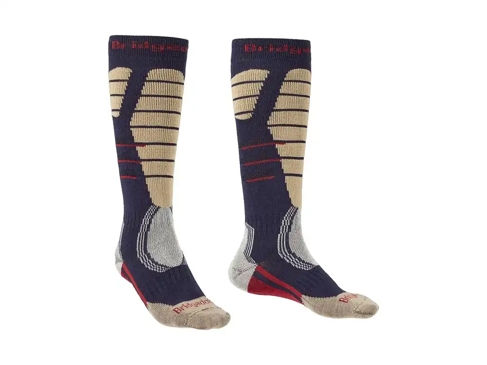 Značkový Bridgedale Ski Easy On Over Calf Merino Endurance