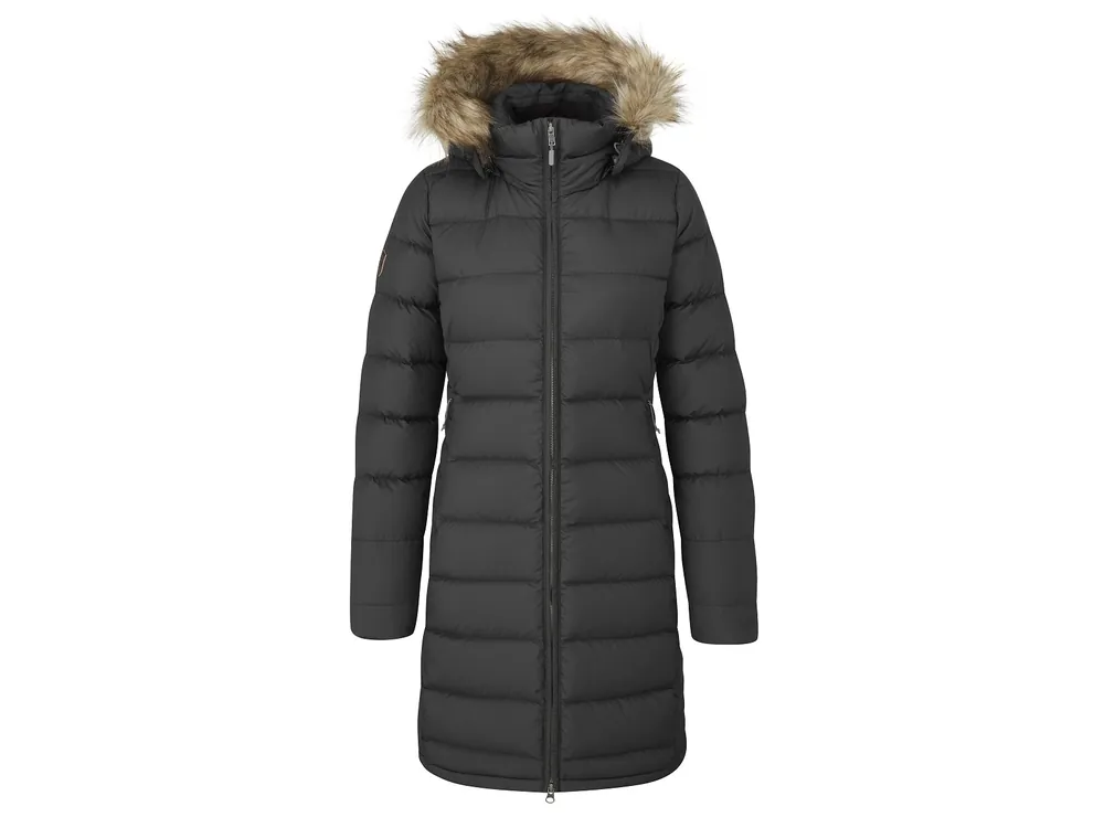 Rab Womens Deep Cover Parka, black - dámský péřový kabát Pouze Dnes