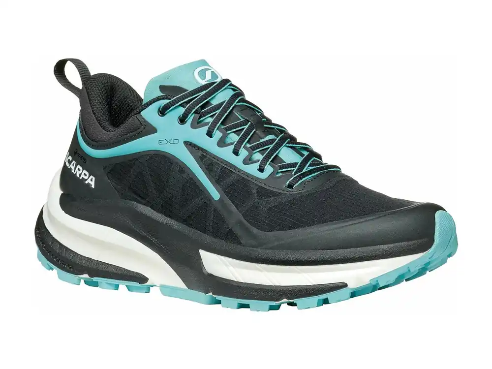 Scarpa Golden Gate ATR GTX LD 33076, black/arube blue - dámské běžecké boty Výprodej
