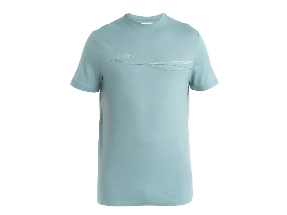 Icebreaker Mens Tech Lite III SS Tee Cadence Paths, Cloud Ray Vrácení Zdarma