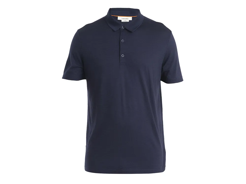 Icebreaker Mens Merino Tech Lite III SS Polo Shirt, Midnight Navy Cenová Bomba