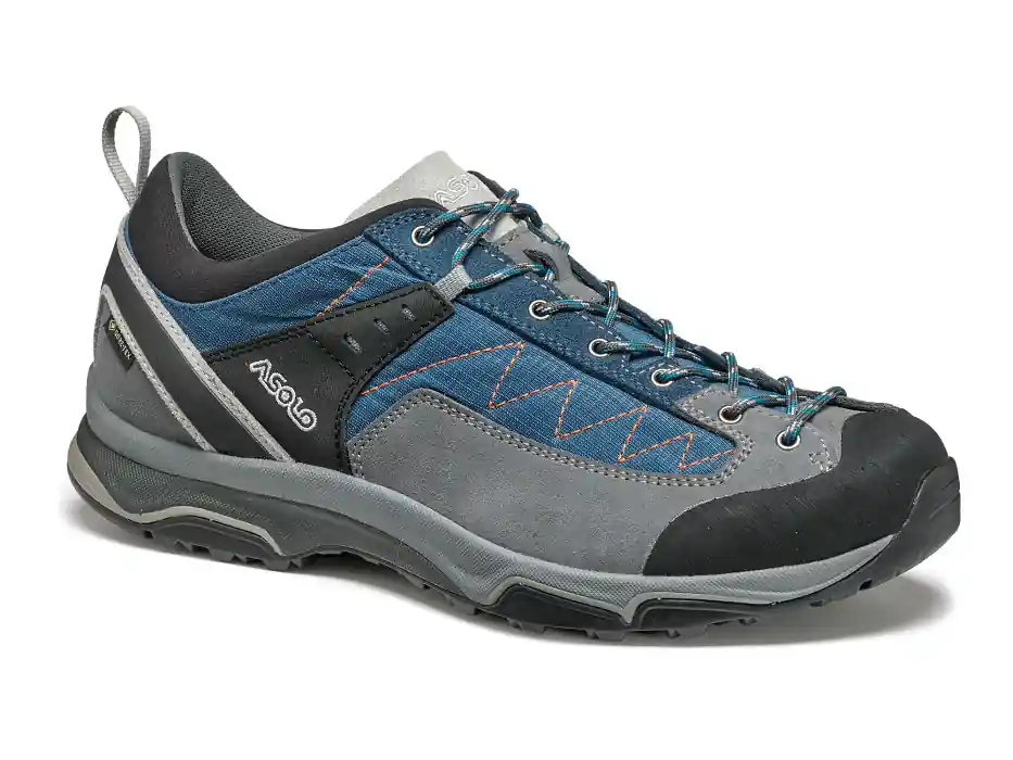 Finální Výprodej Asolo Pipe GV MM grey/blue - pánské nízké trekovky
