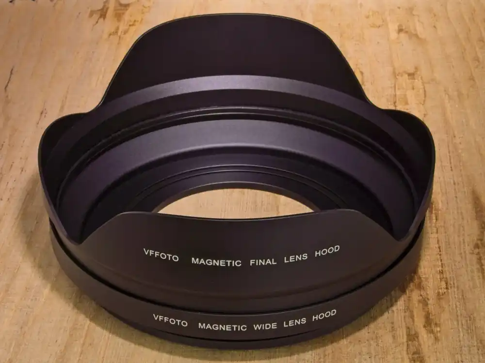 Nejlepší Cena VFFOTO 77-95 mm hliníková clona (15-70 mm FF) pro magnetické filtry