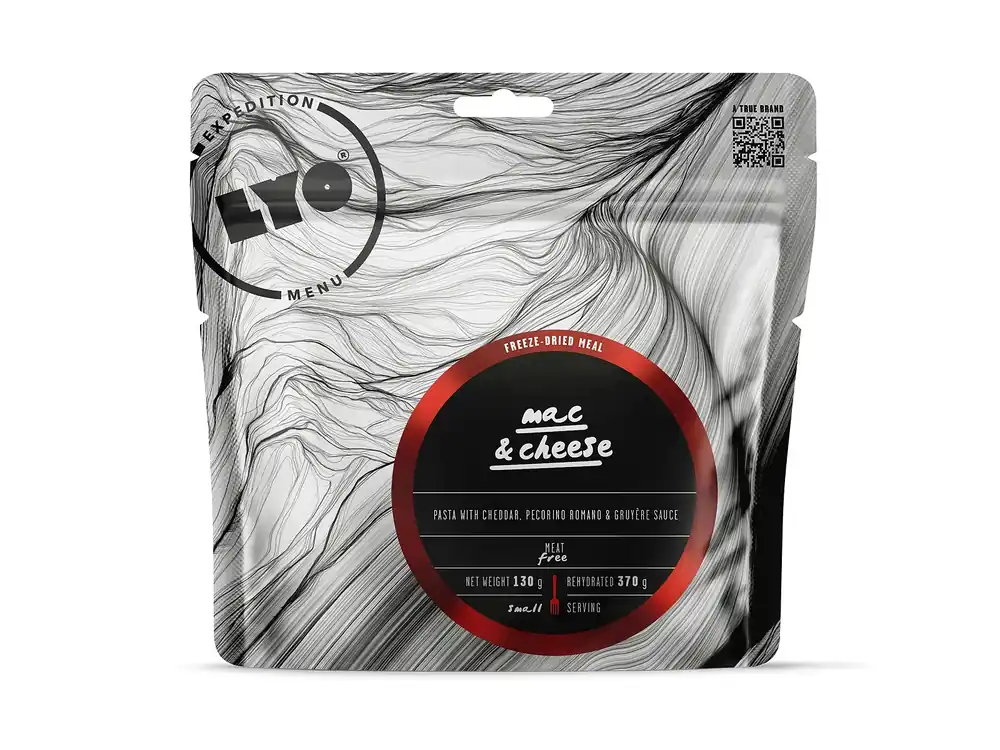 Aktuální Lyofood Mac and Cheese 370g (130g) - vegetariánské jídlo
