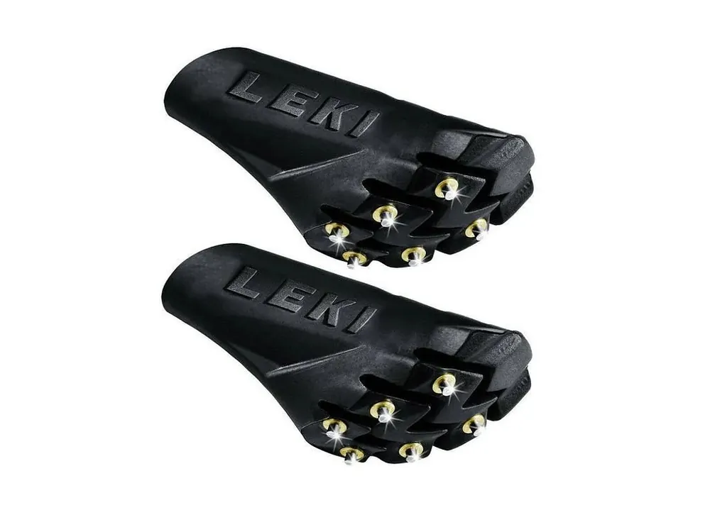 Leki Silent Spike Pad Walking, black - gumové patky s hroty Finální Výprodej
