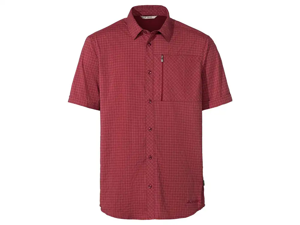 Vaude Men‘s Seiland Shirt IV, carmine - pánská košile Ověřený