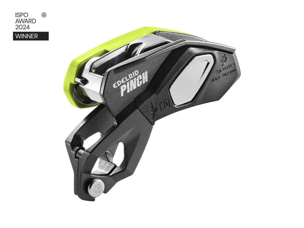 Edelrid Pinch - jistící a slaňovací brzda Časově Omezené