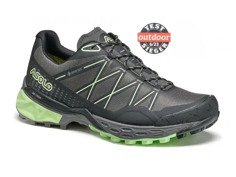 Zlevněný Asolo Tahoe GTX ML shark grey/black/brook green - dámské turistické boty