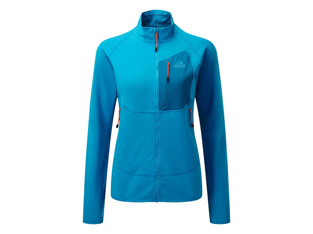 Oblíbený Mountain Equipment Arrow Jacket Women‘s, Surf Blue - softshellová bunda