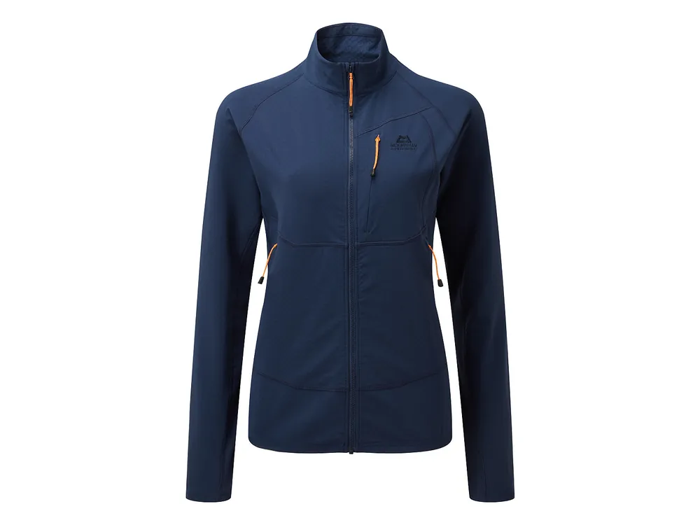 Zlevněný Mountain Equipment Arrow Jacket Women‘s, Medieval Blue - softshellová bunda