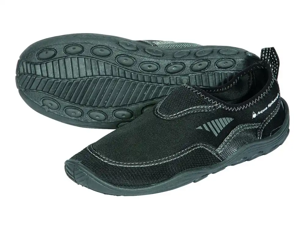 Aqua Sphere BEACHWALKER RS, black/silver - boty do vody (plážové boty) Hit Sezóny
