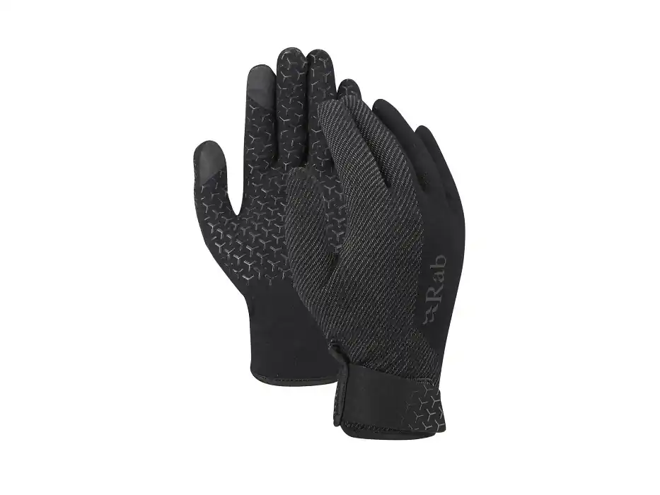 Rab Kinetic Mountain Gloves, anthracite - lehké nepromokavé rukavice Akční Cena