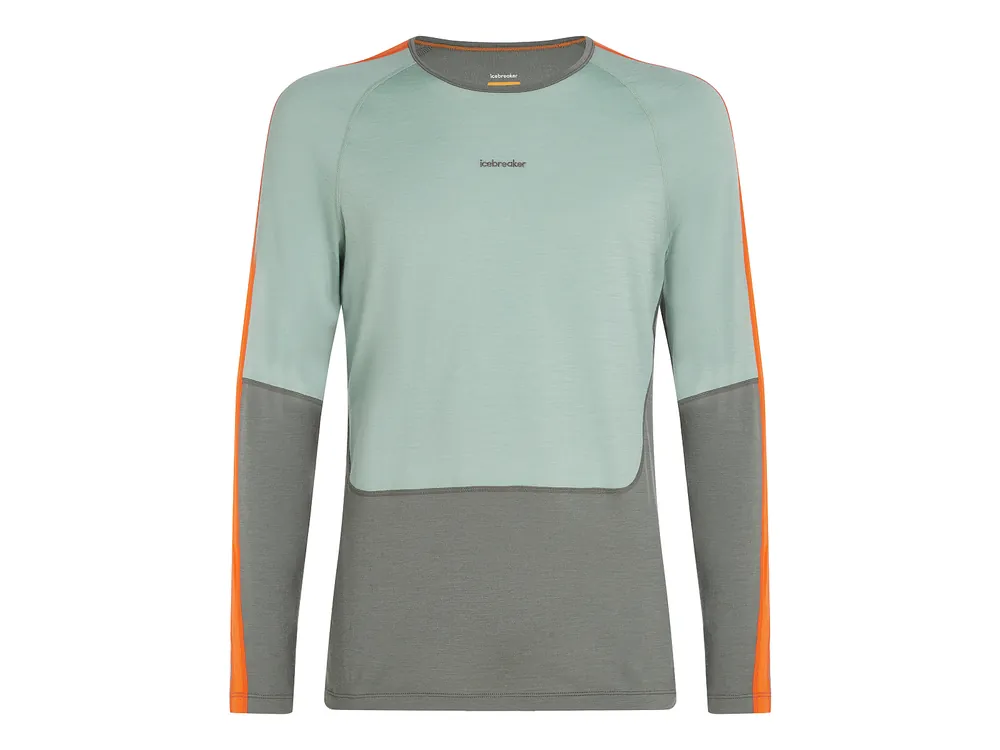 Oblíbený Icebreaker Mens Merino 200 Sonebula LS Crewe, Galaxy/Moss/Blaze