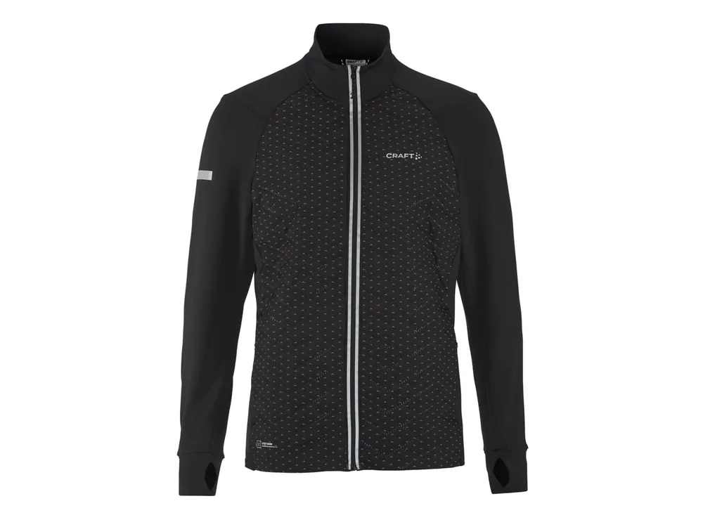 Pouze Dnes Craft ADV SubZ Lumen Jacket 4 M, black - zateplená běžecká bunda