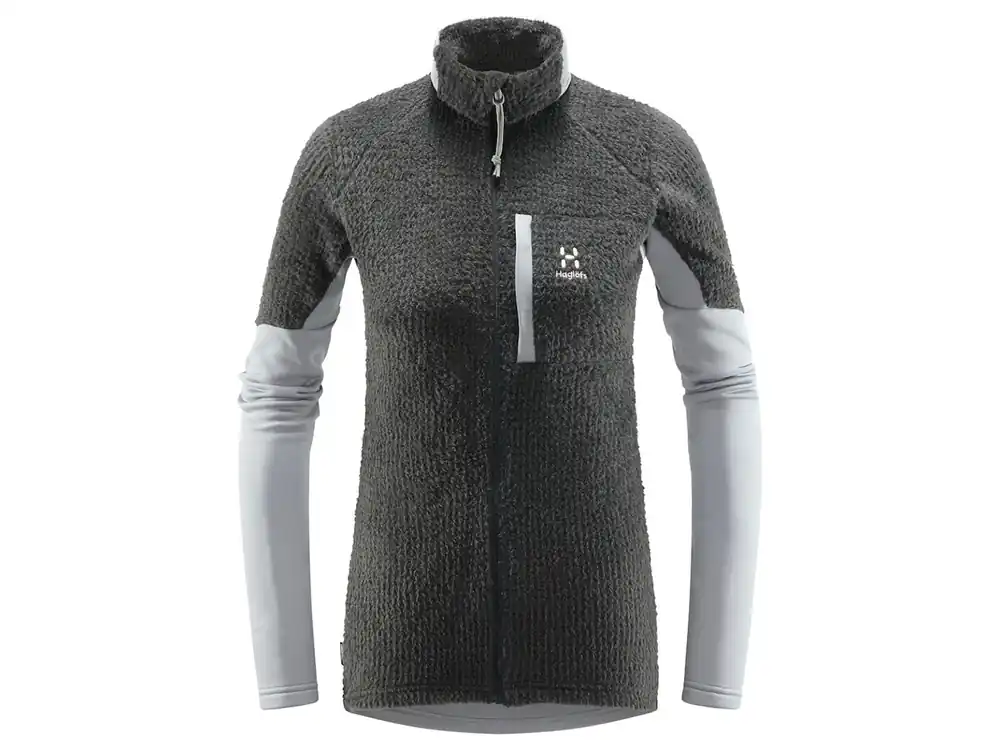 Dokud Zásoby Vydrží Haglöfs Touring Mid Jacket W, Dark Grey - dámská mikina (Polartec Alpha)