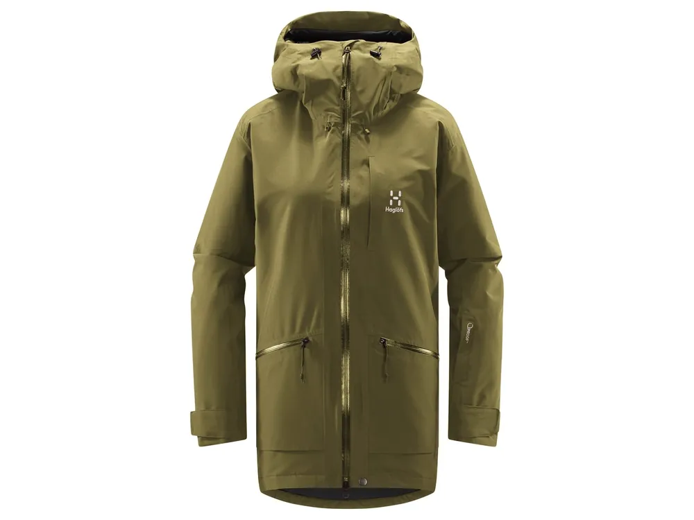 Akční Nabídka Haglöfs Lumi Insulated Parka Women, Olive Green - dámská zateplená parka