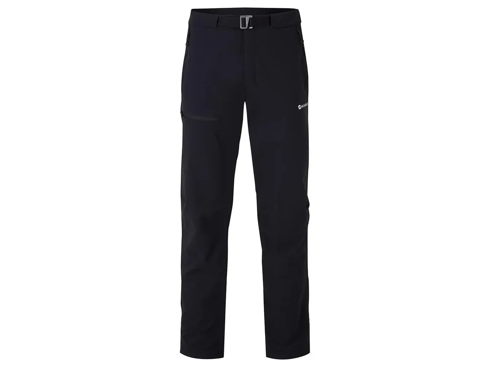 Montane Tenacity Pants, Black - pánské softshellové kalhoty (regular) Jen Po Omezenou Doba