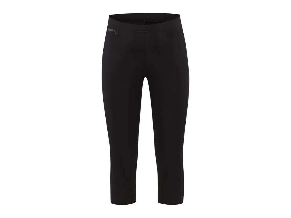 Zlevněný Craft Womens Knickers ADV Wool Merino, black - dámské 3/4 spodky