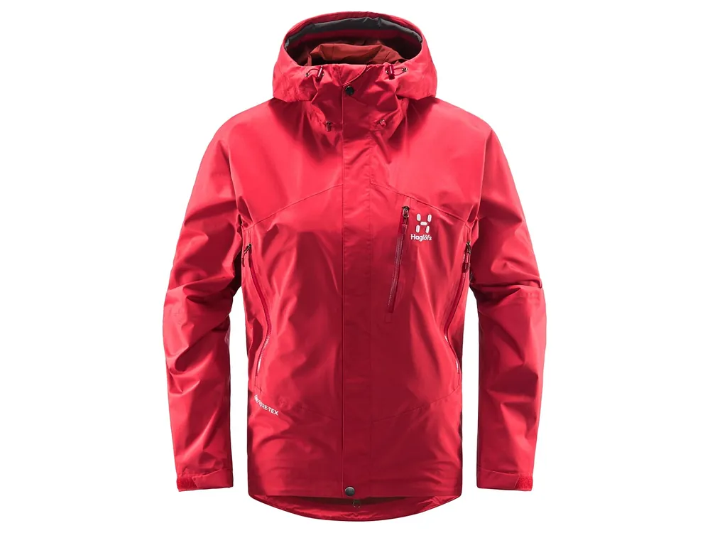 Haglöfs Astral GTX Jacket Women, Poppy Red - dámská bunda Dokud Zásoby Vydrží