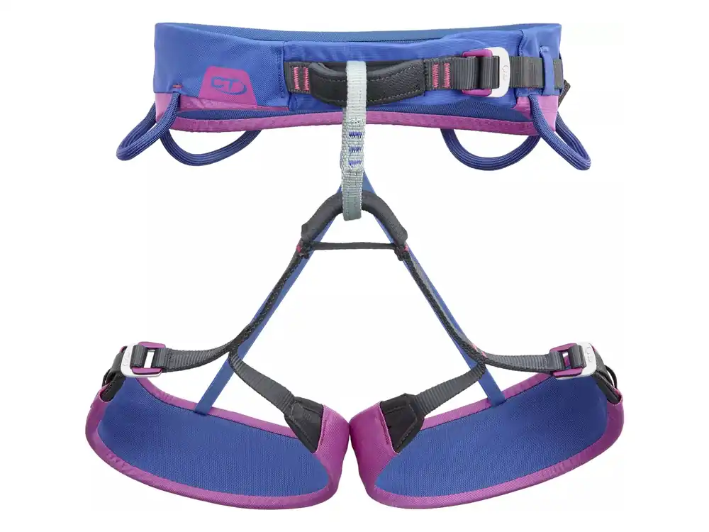 Climbing Technology Musa Women‘s, Blue/Ochre - dámský třípřezkový sedák Poslední Šance