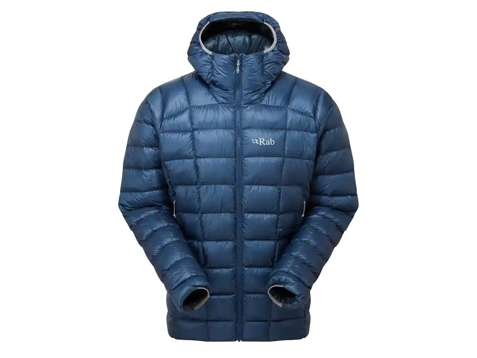 Časově Omezené Rab Mythic Alpine Down Jacket, tempest blue - ultralehká péřová bunda