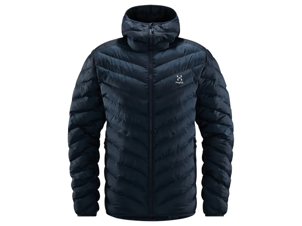 Nová Kolekce Haglöfs Särna Mimic Hood Men, Tarn Blue - pánská prošívaná bunda