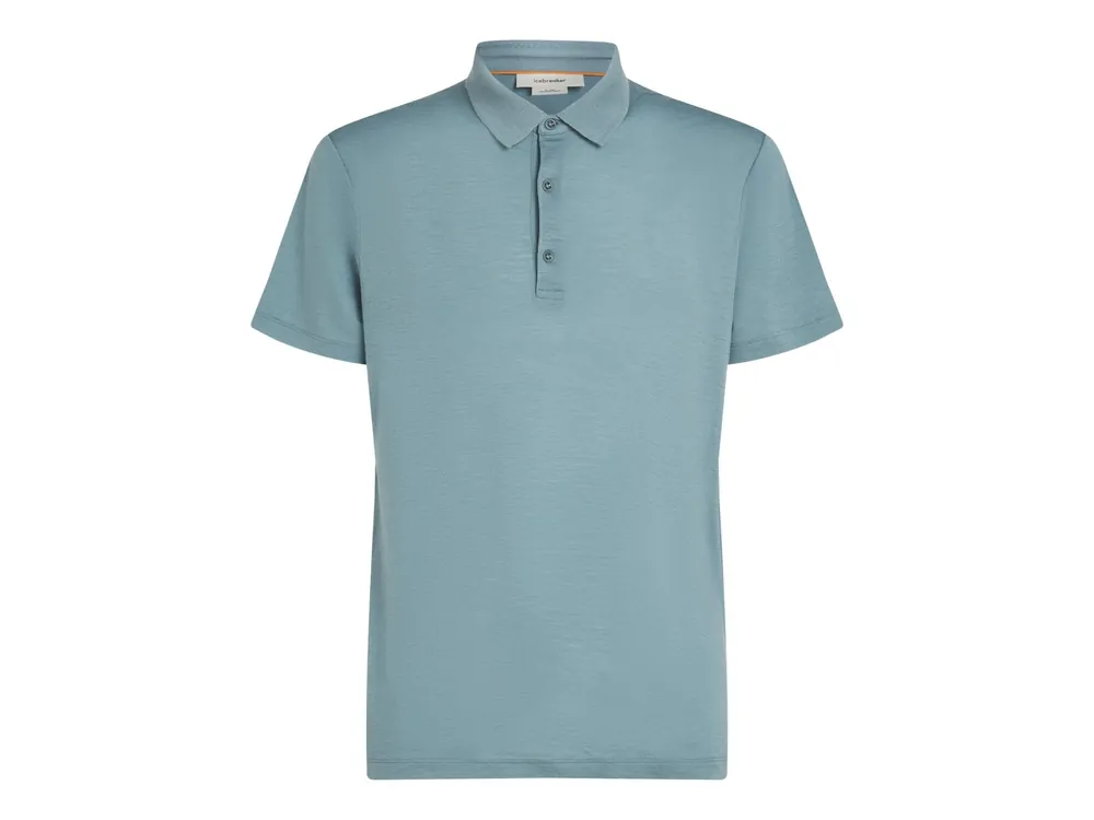 Sleva Icebreaker Mens Merino 150 Tech Lite III SS Polo, Blue Ash