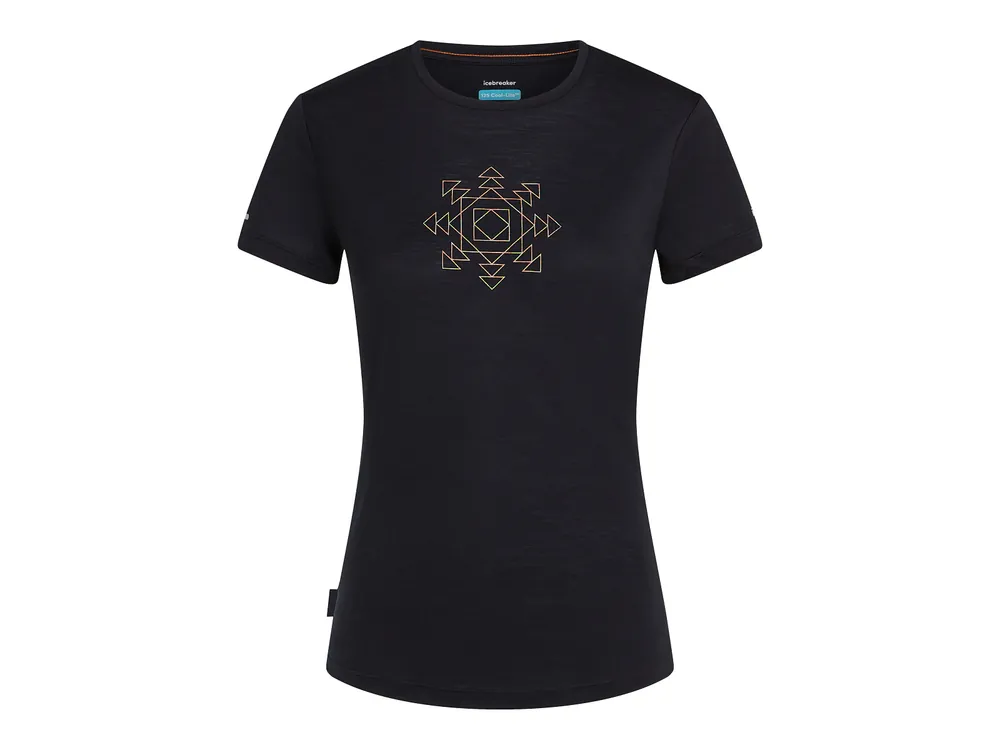 Vysoce Kvalitní Icebreaker Wmns Merino 125 Cool-Lite Sphere SS Tee Fusion, Black