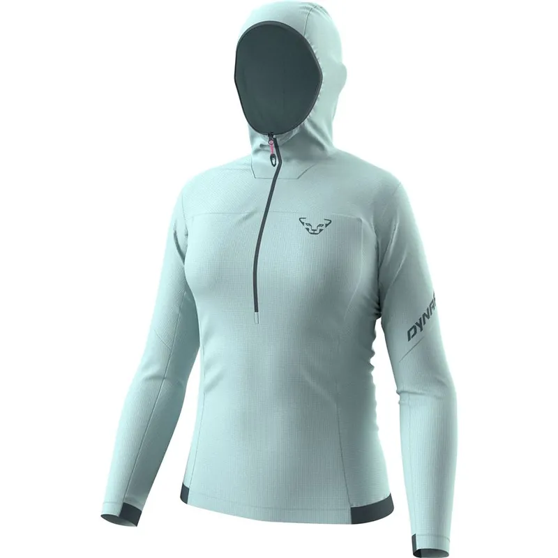 Dynafit TRAVERSE THERMAL 1/2 ZIP W dámská mikina magenta M cloud blue XL Aktuální