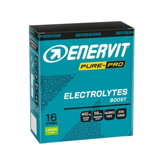 Enervit Electrolytes Boost 16 x 4g citron Vrácení Zdarma