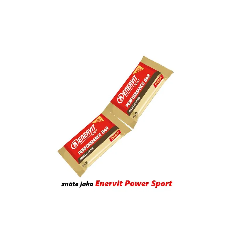 Dokud Zásoby Vydrží ENERVIT Performance Bar Double Use 30 + 30 g kakao