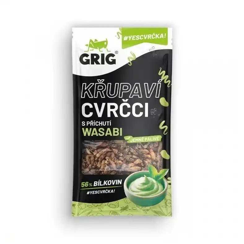 Výhodná Nabídka Grig Křupaví cvrčci Wasabi 13 g