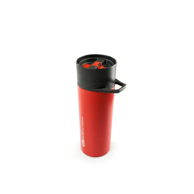 Nejprodávanější GSI Glacier Stainless Commuter Javapress kávovar na cesty red