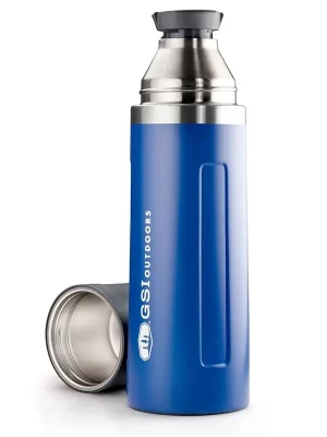 Dokud Zásoby Vydrží GSI Glacier Stainless Vacuum Bottle termoska modrá 1l
