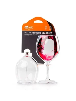 Cenová Bomba GSI Nesting Red Wine Glass Set sada pohárů na červené víno
