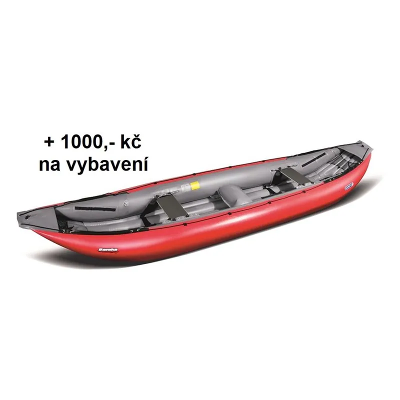 Finální Výprodej Gumotex Baraka nafukovací kánoe Červená
